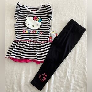 Hello kitty summer set 4T NWT